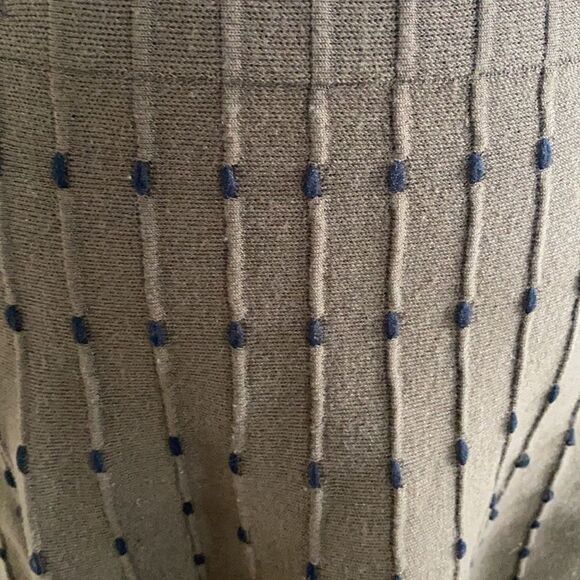 Sz S Zara Basics sweater skirt hunter green and black - Picture 2 of 8